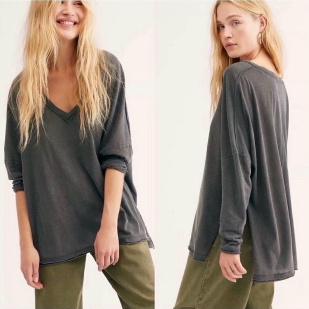Free People We The Free On My Mind Long Sleeve T